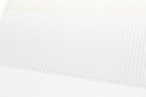 поликарбонат сотовый 10 мм прозрачный 2,1х12м rational казанский (25,2кг/м2)