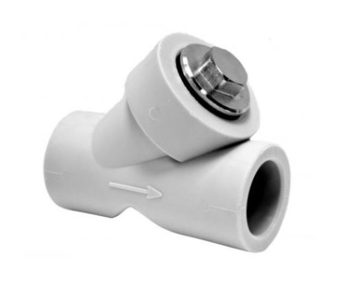 детальное фото фильтр косой ppr с резьбой вр 20х1/2" в интернет-магазине Дачный Эксперт