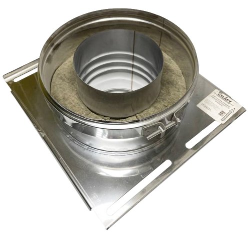 Площадка Craft опорная сквозная нержавеющая (304/304+201/1,5) ф250х350