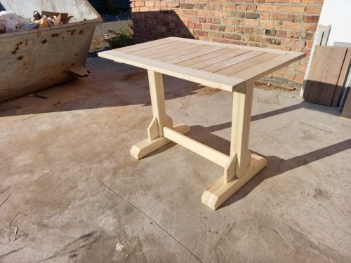 стол кантри 1070х675 см, осина, банный перец