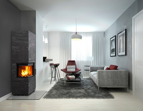 печь-камин tulikivi jokka grafia 1390 мм