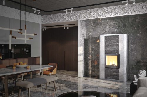 печь-камин tulikivi lampo classic 1545 мм 