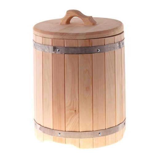 детальное фото чан (бочка) с крышкой 60 л обжиг в интернет-магазине Дачный Эксперт