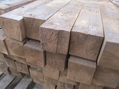 брус деревянный экстра 100*100*3000 мм антисептированный