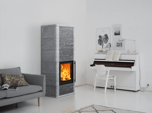 печь-камин tulikivi salvo s grafia 1845 мм 