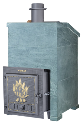 печь для бани gfs 25 зк в облицовке президент 1000/50 талькохлорит (верх)