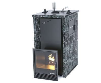 печь для бани изистим геленджик м2 premium в трехстор. кожухе из пироксенита вх слева закр.верх 321
