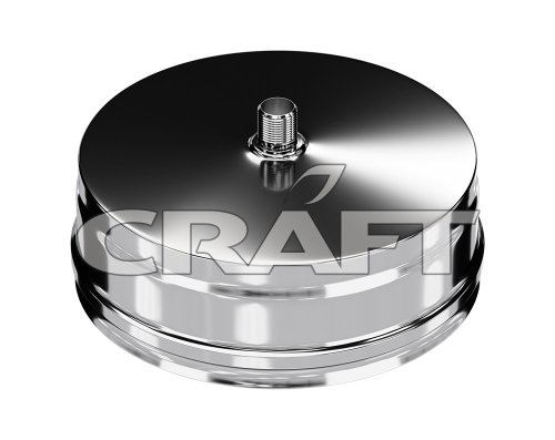 Заглушка Craft П внутренняя нержавеющая (316/0,5) ф300