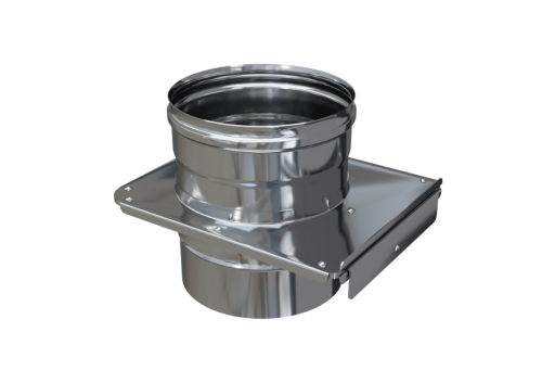 Задвижка Феррум (шибер выдвижной) нержавеющая (430/0,8мм), ф150