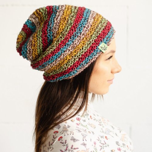 детальное фото шапка из конопли hemphat разноцветная, банный перец в интернет-магазине Дачный Эксперт