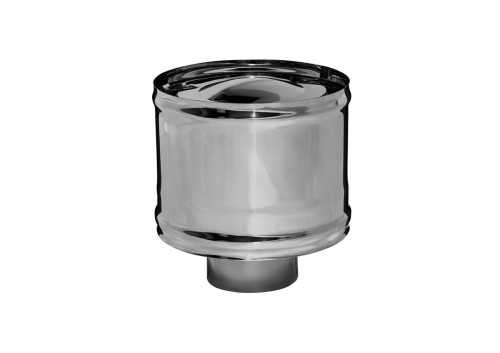 Зонт Феррум нержавеющий (430/0,5 мм) ф135 с ветрозащитой по воде