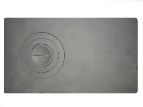 детальное фото плита чугунная п-1-2 одноконфорочная цельная, 710*410 мм, балезино в интернет-магазине Дачный Эксперт