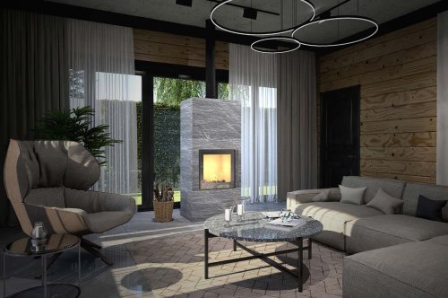 печь-камин tulikivi raita s rigata 2100 мм 