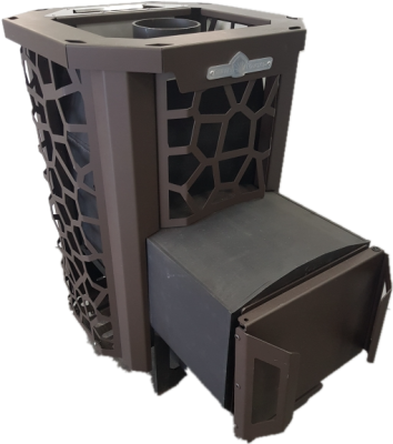 печь для бани сталь-мастер hard 14м без дверки закр каменка дровяная