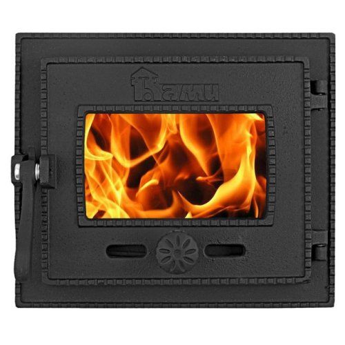 детальное фото дверца чугунная топочная дтг-3бс "ками" 315*270 мм (под стекло) рубцовск  в интернет-магазине Дачный Эксперт