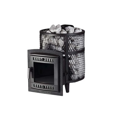 печь для бани прометалл атмосфера m сетка нерж. со стеклом