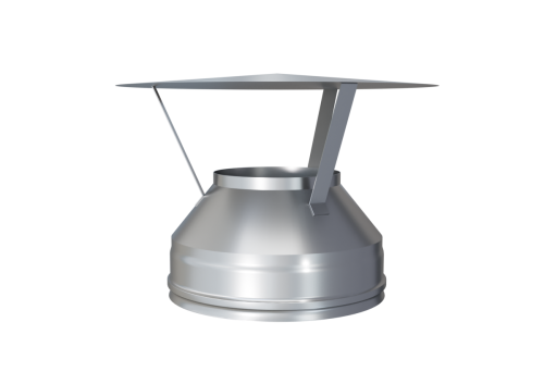 Оголовок Феррум оцинкованный, (430/0,5 мм), ф110/200, по воде