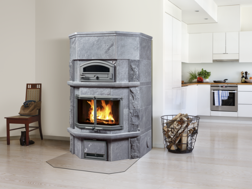 печь-камин tulikivi tlu2637/11 classic с духовкой (нижнее)